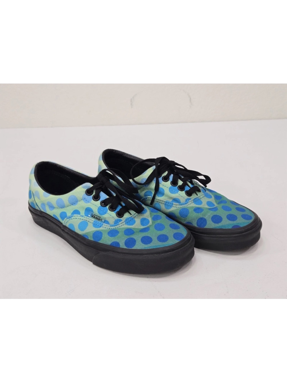 2019 Vans Era David Bowie Space Oddity Green Blue Black Dot 6.5 Men/8 Womens